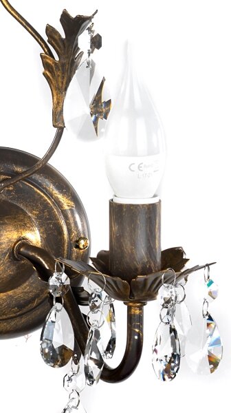 Aplică TERESA 2xE14/6W/230V bronz ONLI