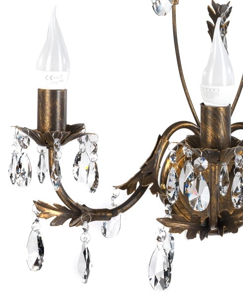 Aplică TERESA 3xE14/6W/230V bronz ONLI