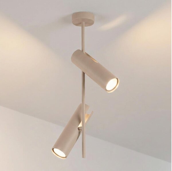 Brilagi - Pendul pe tijă BRANCH 2xGU10/30W/230V bej