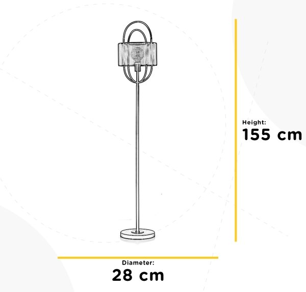 Lampadar QUOKKA 1xE27/22W/230V ONLI