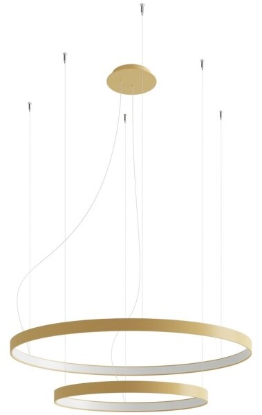 Lustră LED pe cablu RIO LED/80W/230V CRI90 3000K auriu Thoro TH.214