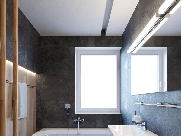 Aplică LED pentru baie QUADRA LED/18W/230V IP44 3000K/4000K LED2