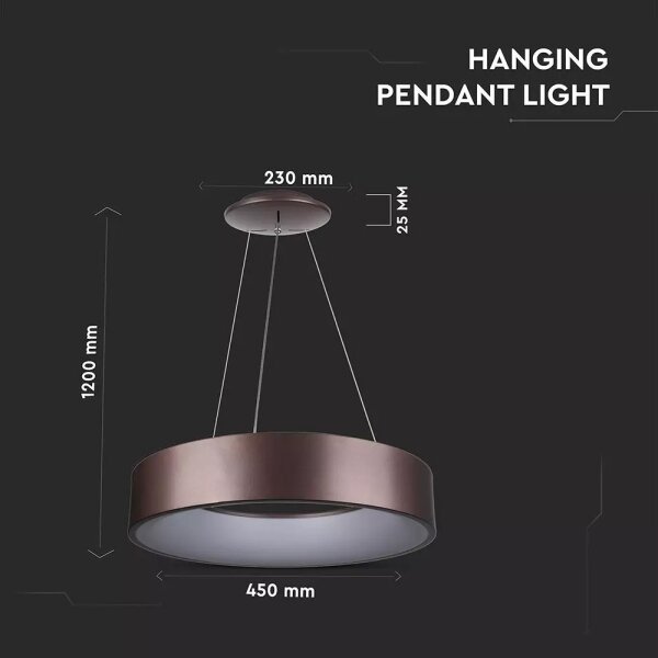 Lustră LED dimmabilă pe cablu LED/20W/230V