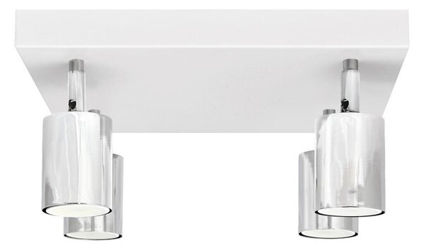 Spot LED TUNE 4xGU10/4,8W/230V crom mat/alb