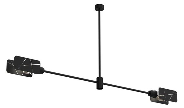 Lustră pe tijă ASTRA 2xE27/60W/230V neagră