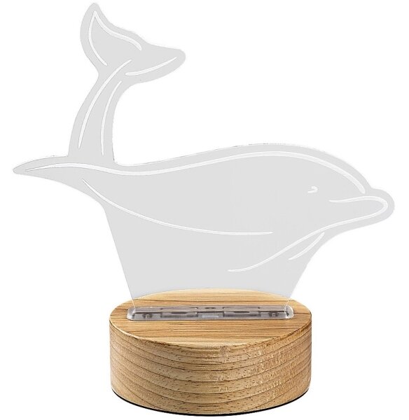 Veioză LED de masă pentru copii AKALI LED/2W/5V 3000K fag delfin Rabalux 76002