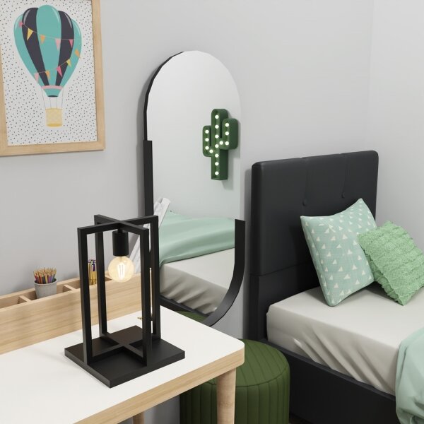 Lampă de masă ARNOLD 1xE27/60W/230V neagră