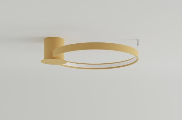 Plafonieră LED RIO LED/30W/230V CRI95 4000K d. 55 cm auriu Thoro TH.223