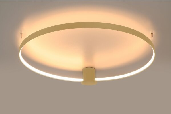 Plafonieră LED RIO LED/50W/230V CRI90 3000K d. 78 cm auriu Thoro TH.224