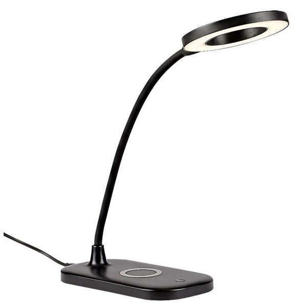 Rabalux 74013 - Lampă de birou LED tactilă HARDIN, dimabilă, 5W, neagră