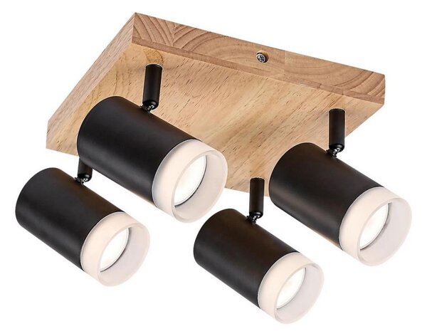 Spot de tavan TORAS 4xGU10/5W/230V stejar Rabalux 73124