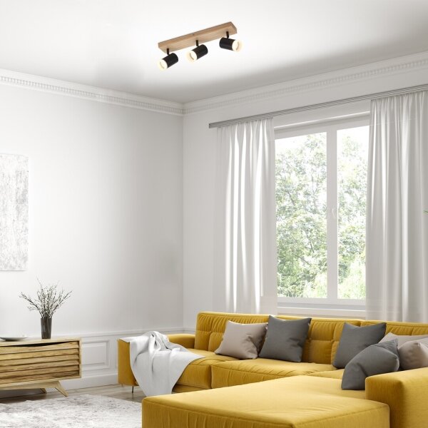 Spot de tavan TORAS 3xGU10/5W/230V stejar Rabalux 73123