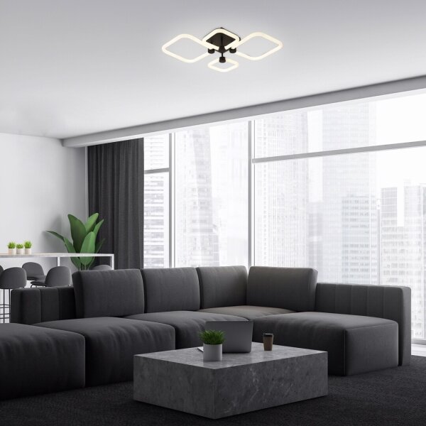Rabalux 71006 - Plafonieră LED reglabilă SOTIRIS LED/47W/230V + telecomandă