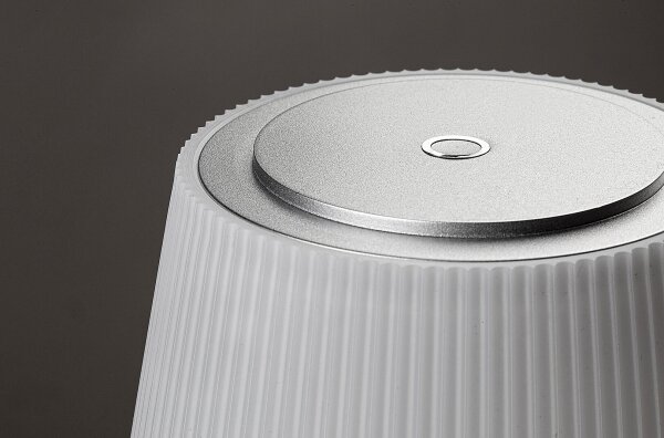 Lampă LED reîncărcabilă dimabilă de masă Rabalux 76013 TAENA 4W/3,7V IP44 argintiu
