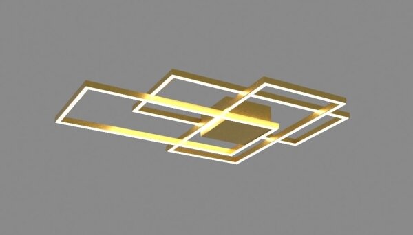 Lustră LED aplicată dimabilă LED/55W/230V auriu Zambelis 2022