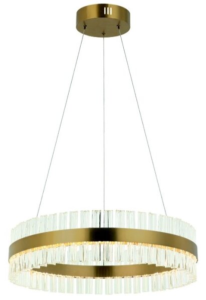 Lustră LED pe cablu dimabilă LED/56W/230V auriu Zambelis 22039