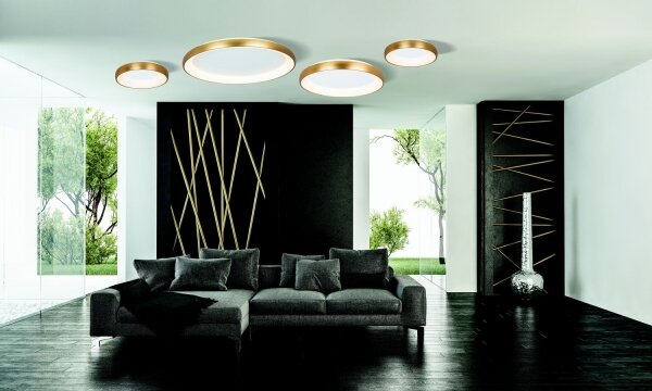 LED Plafonieră LED dimabilă Zambelis 2042 LED/30W/230V d. 40 cm auriu
