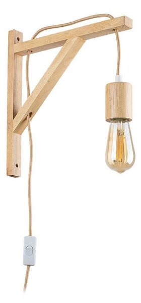Lampă de perete UBUL 1xE27/60W/230V fag Rabalux 71028