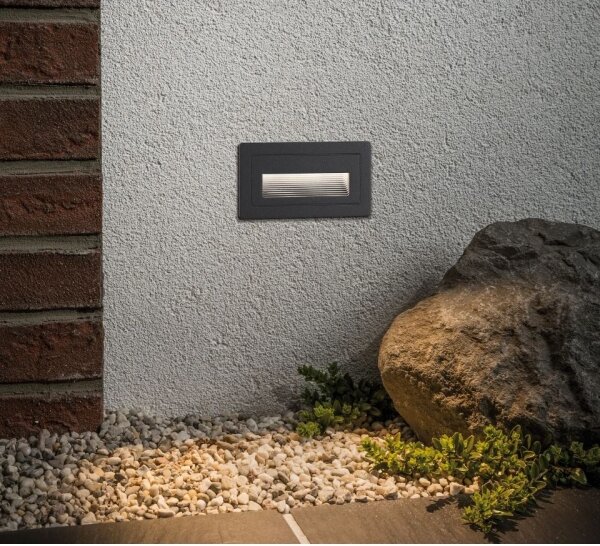 Corp de iluminat încastrat de exterior LED/4W IP44 LONG 230V Paulmann 94383