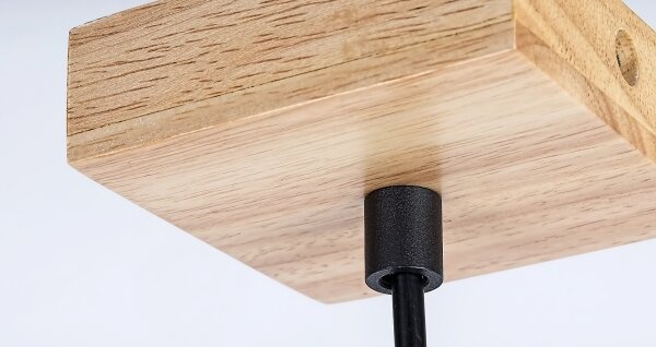 Lustră pe cablu TORAS 1xGU10/5W/230V stejar Rabalux 72121