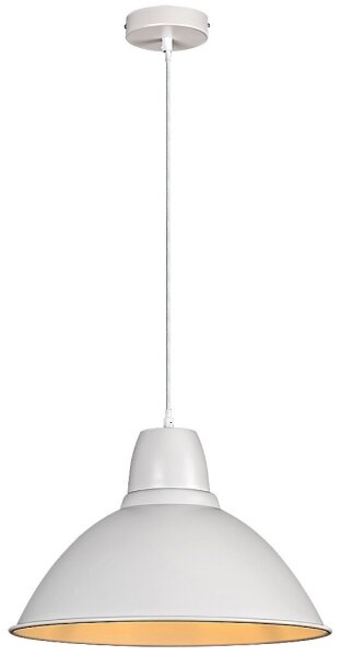 Lustră pe cablu WILBOUR 1xE27/60W/230V alb Rabalux 72014