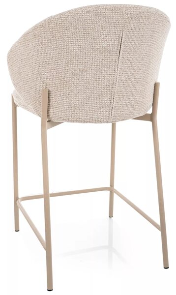 Scaun de bar KIOTO, casmir/bej deschis