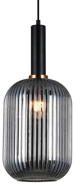 Lustră pe cablu ANTIOLA 1xE27/40W/230V 125 cm negru ITALUX PND-5588-1L-BK+SG