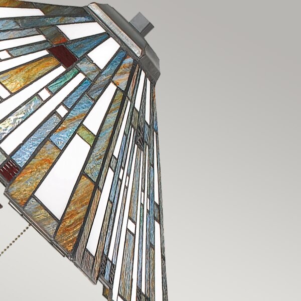 Quoizel QZ-MAYBECK-FL - Lampadar Tiffany MAYBECK 2xE27/60W/230V