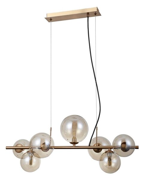Lustră pe cablu CANELLO 7xG9/5W/230V ITALUX PND-406007-7-HBR