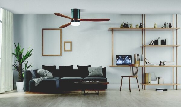 Ventilator LED de tavan Zambelis 19144 LED/15W/230V 3000/4000/6000K + telecomandă