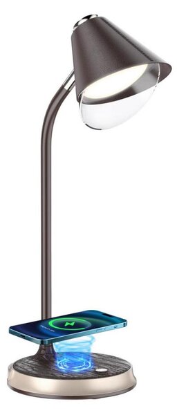 Immax 08971L - Lampă de birou LED reglabilă FINCH LED/9W/12/230V maro/auriu