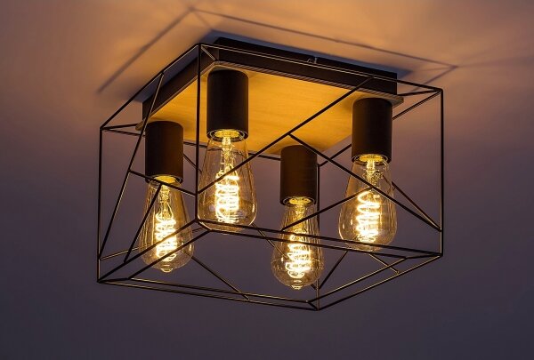 Plafonieră BOIRE 4xE27/40W/230V Rabalux 71024