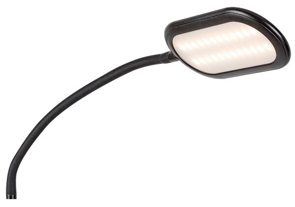 Rabalux 74009 - Lampă LED de podea Adelmo, reglabilă, LED 10W, 230V, negru