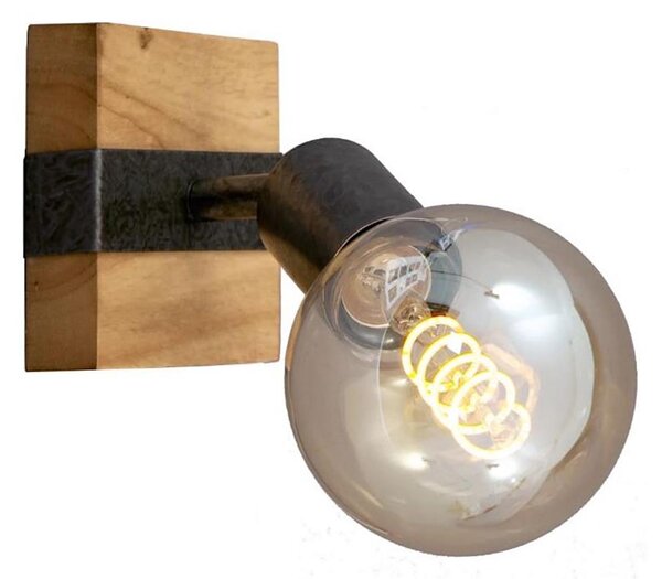 Spot de perete WOOD BASIC 1xE27/25W/230V Briloner 2900-011