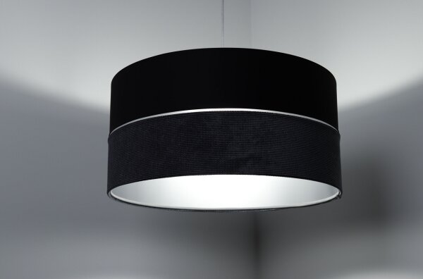 Lustră pe cablu TWIST 1xE27/60W/230V negru/gri/argintiu