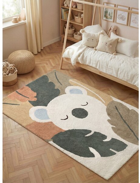Covor pentru copii crem lavabil/țesut manual din bumbac 140x200 cm Snuggle Rio – Hanse Home