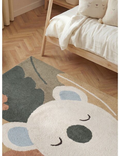 Covor pentru copii crem lavabil/țesut manual din bumbac 140x200 cm Snuggle Rio – Hanse Home