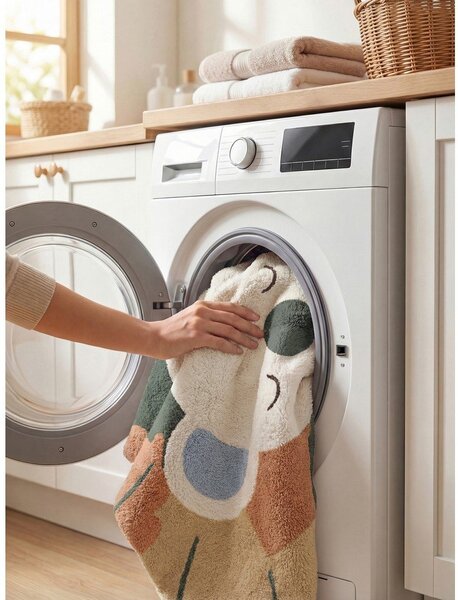 Covor pentru copii crem lavabil/țesut manual din bumbac 140x200 cm Snuggle Rio – Hanse Home