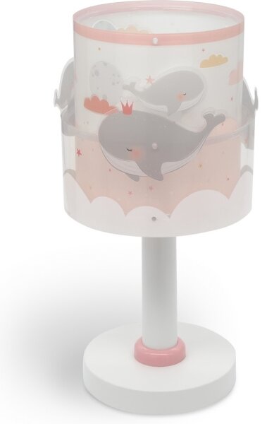 Veioză pentru copii WHALE DREAMS 1xE14/8W/230V roz Dalber 61171S