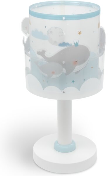 Veioză pentru copii WHALE DREAMS 1xE14/8W/230V albastru Dalber 61171T
