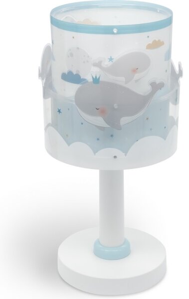 Veioză pentru copii WHALE DREAMS 1xE14/8W/230V albastru Dalber 61171T