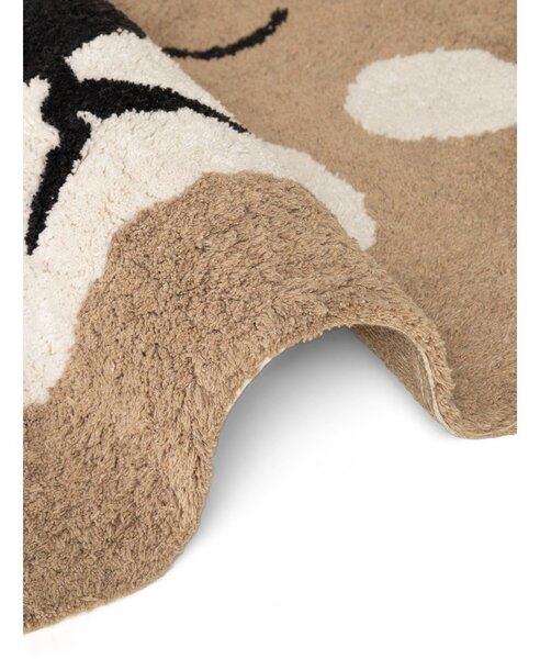 Covor pentru copii maro deschis lavabil/țesut manual din bumbac 93x120 cm Snuggle Bea – Hanse Home