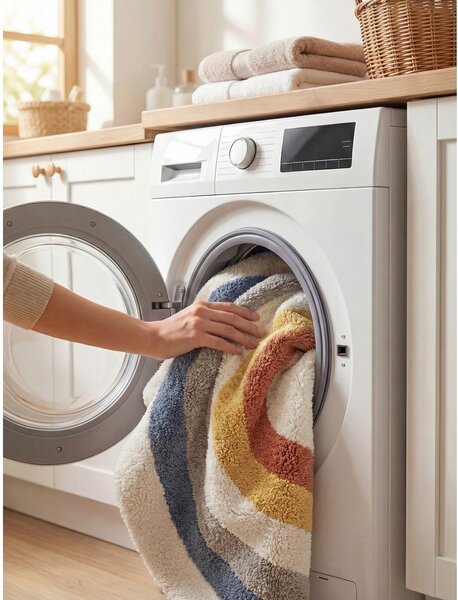 Covor pentru copii crem lavabil/țesut manual din bumbac 140x200 cm Snuggle Riva – Hanse Home