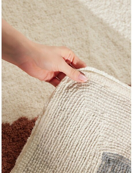 Covor pentru copii crem lavabil/țesut manual din bumbac 140x200 cm Snuggle Riva – Hanse Home