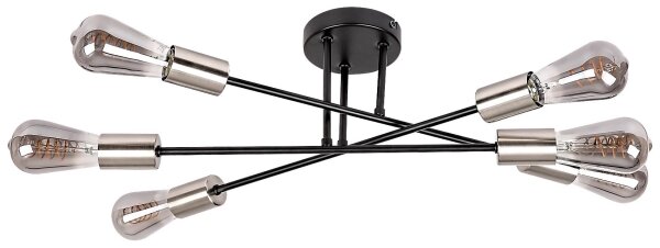Lustră aplicată BRANWEN 6xE27/25W/230V Rabalux 71026