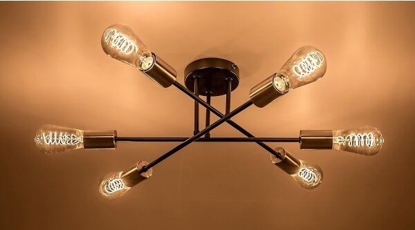Lustră aplicată BRANWEN 6xE27/25W/230V Rabalux 71026