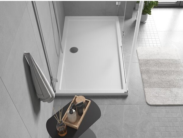 Mexen Flow brodzik dreptunghiular slim 160 x 100 cm, alb lucios - 46R101016