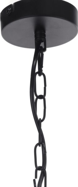 Lustră pe cablu ZAIR 1xE27/22W/230V negru/argintiu ONLI