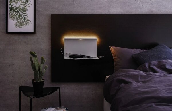 Corp de iluminat dimabil cu raft și USB LED/4,5W + LED/1,6W 230V Paulmann 78919