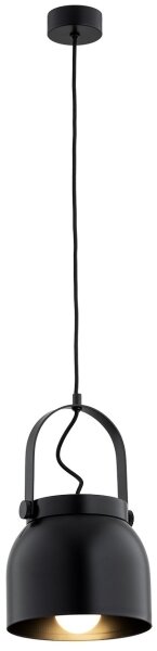Lustră pe cablu LOGAN 1xE27/15W/230V d. 20 cm negru Argon 8281